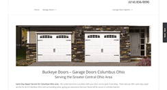 Desktop Screenshot of buckeyedoors.com