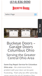 Mobile Screenshot of buckeyedoors.com